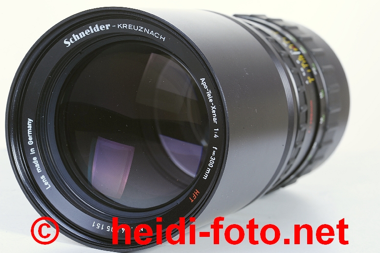 300/4.0 PQ HFT - APO XENAR Schneider Kreuznach f. Rolleiflex 6000 6008