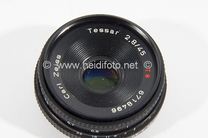 45/2.8 Zeiss Tessar für Contax AX RX RTS I II III 167 etc...
