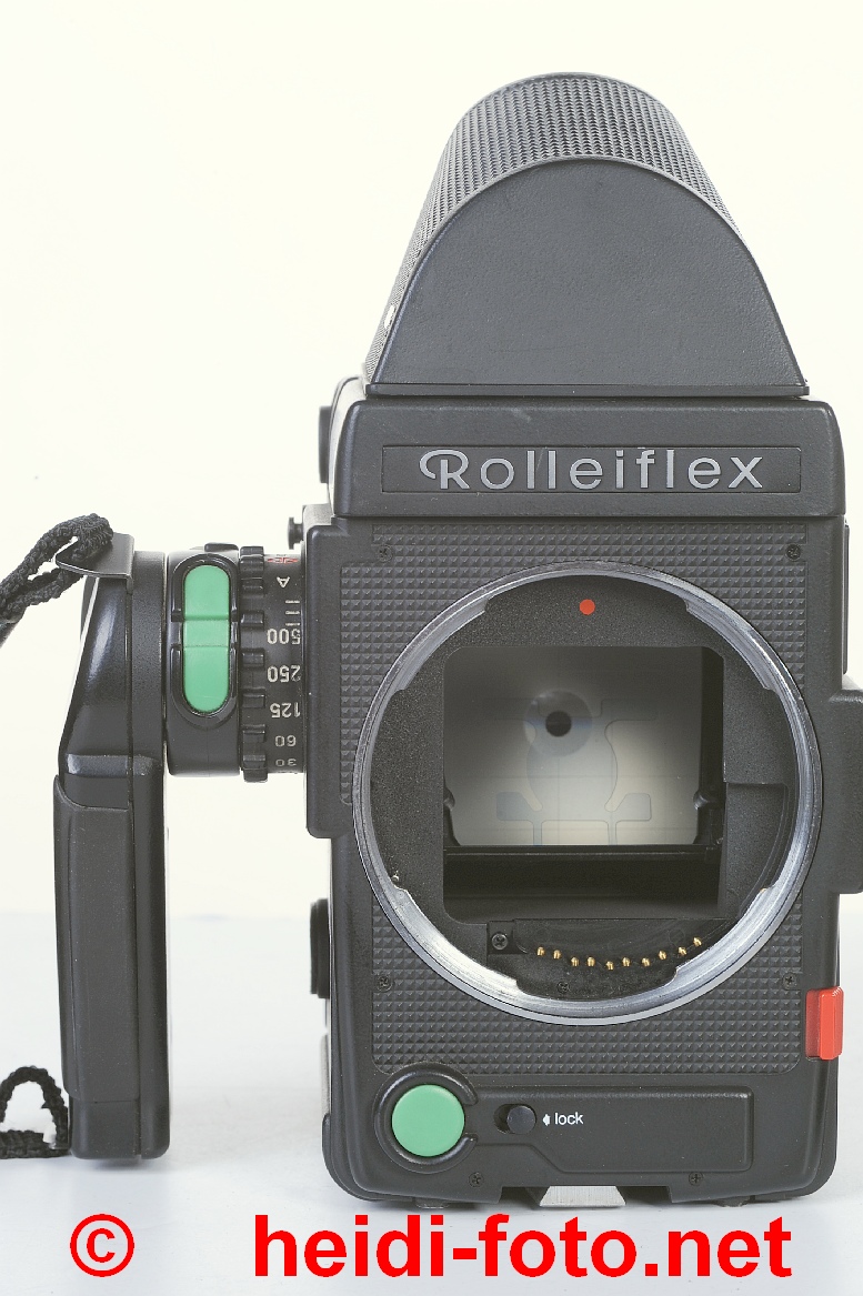 Rolleiflex 6008 professional m.Rollei Handgriff 45 Prismensucher 6x6 120 Magazin