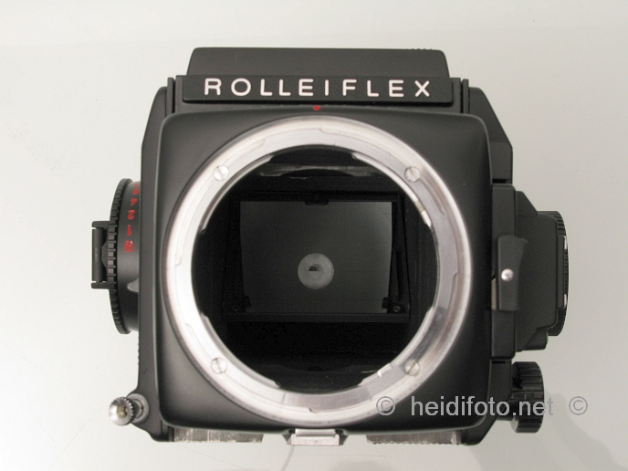 Rolleiflex SL66X Gehäuse im TOP Zustand mit 6x6 Magazin & Lichtschacht