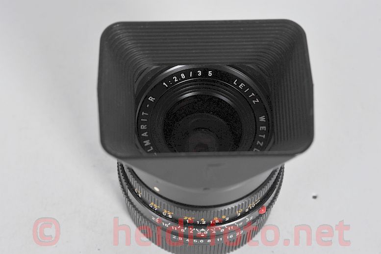 28/2.8 ELAMRIT R LEICA with sunshade in black/ schwarz