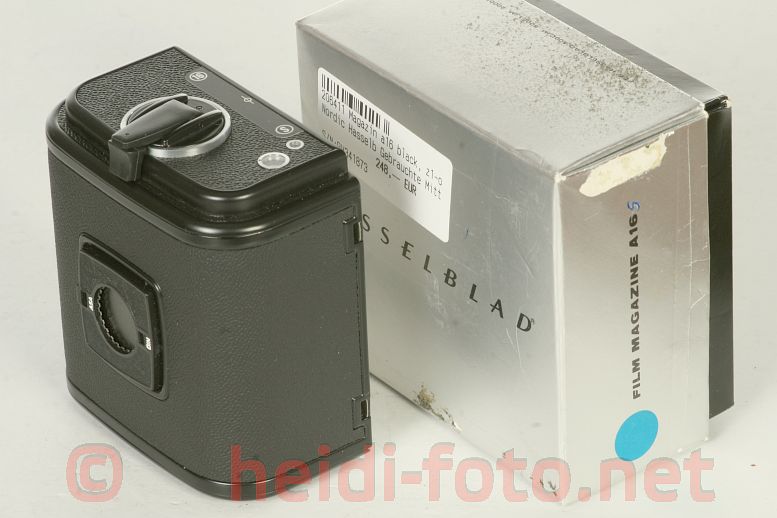 Hasselblad Magazin A16 S black / schwarz in OVP