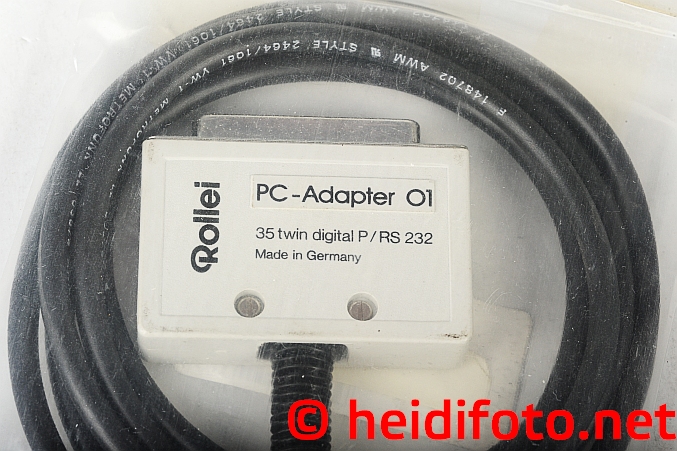 PC Inerterface Kabel für Rollei 35 twin digital P Diaprojektor- original & NEU !