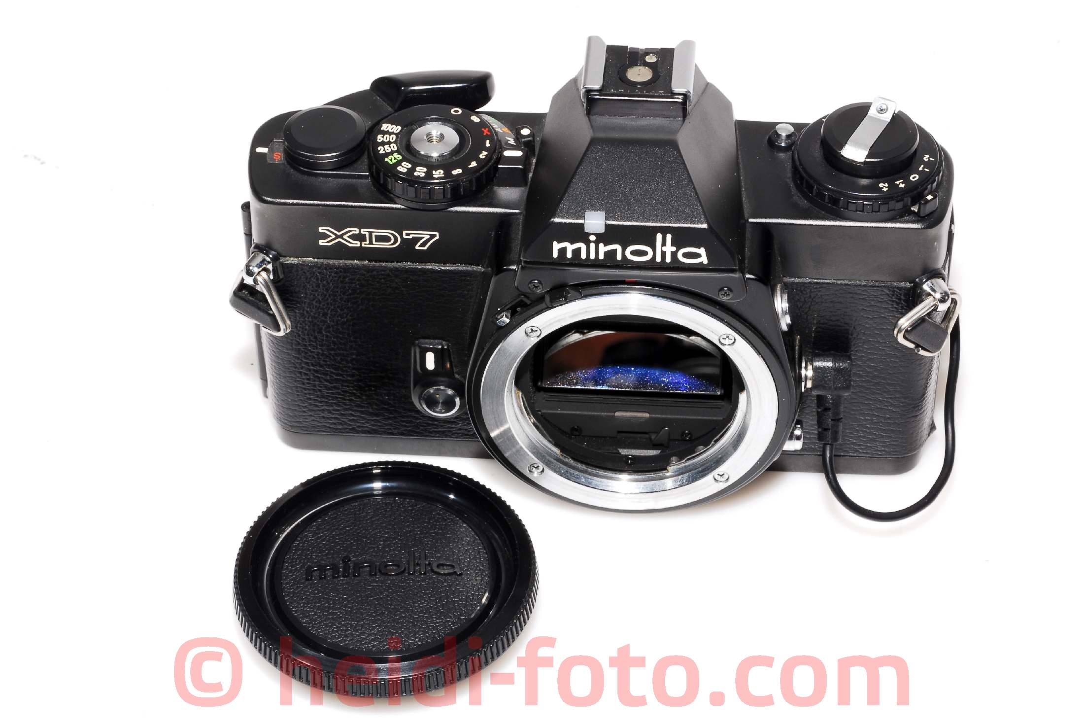 Minolta XD7 Spiegelreflexkamera Gehäusemit Data Back D good